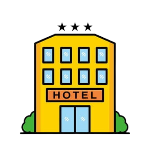 3D illustrated hotel image